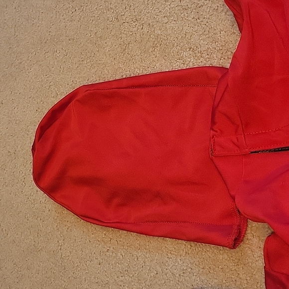 Red costume I'm Invisible Kids bodysuit mask/jumpsuit/gloves socks orig pkg Sz L - Picture 9 of 10